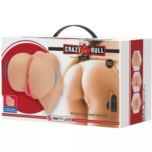CRAZY BULL – REALISTA VAGINA ÉS ANUS EMILIA VIBRÁTOR