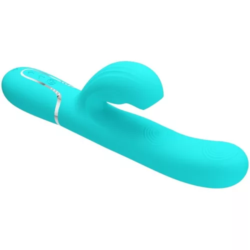PRETTY LOVE - PERLITA MULTIFUNCTION 3 AZ 1-BEN G-SPOT VIBRÁTOR AQUA GREEN