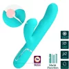 PRETTY LOVE - PERLITA MULTIFUNCTION 3 AZ 1-BEN G-SPOT VIBRÁTOR AQUA GREEN