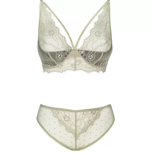 LIVCO CORSETTI DIVAT - FENYŐ LC 90667 BRA + BUGYI KHAKI