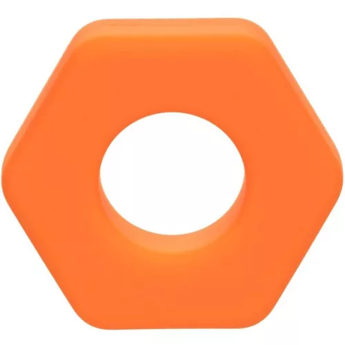 CALEXOTICS - ALPHA PROLONG SZEXAGOON GYŰRŰ NARANCSSÁRGA