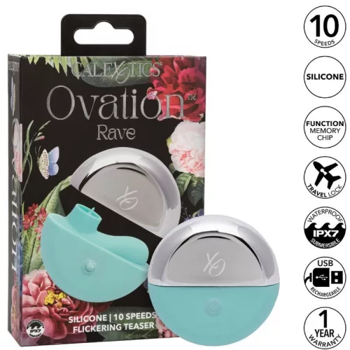 CALEXOTICS - OVATION RAVE STIMULÁTOR AQUA GREEN