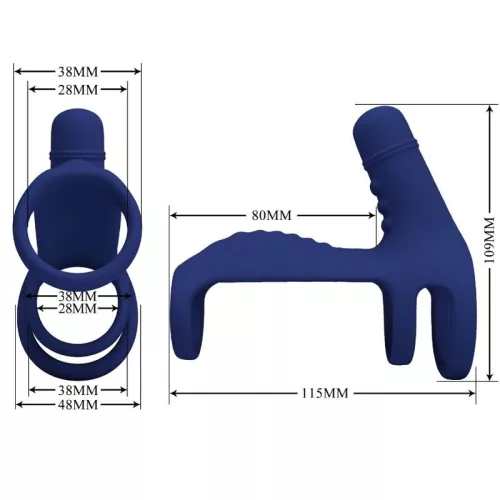 PRETTY LOVE - ELISH REZGŐ GYŰRŰ KITERJESZTÉS KÉKKEL