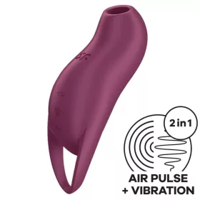 SATISFYER - POCKET PRO 1 KLITORIS STIMULÁTOR GRANÁT