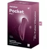 SATISFYER - POCKET PRO 1 KLITORIS STIMULÁTOR GRANÁT