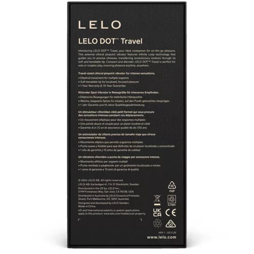 LELO - DOT TRAVEL CLITORIS STIMULÁTOR LILA
