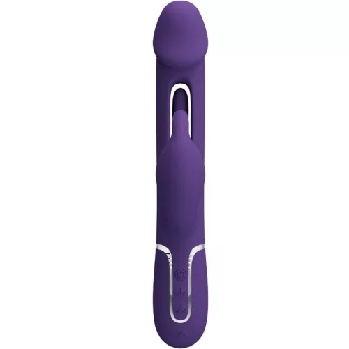 PRETTY LOVE - KAMPAS RABBIT 3 AZ 1-BEN TÖBBFUNKCIÓS VIBRÁTOR NYELVIBOLYA NYELVVEL