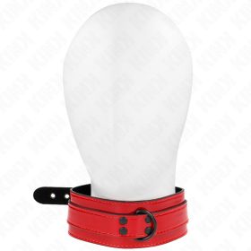 KINK - BORVÖRÖS ÁLLÍTHATÓ NYAKLÁNC 37,5-49,5 CM X 5 CM