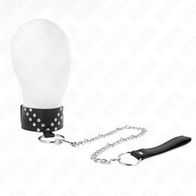   KINK - NYAKLÁNC ÖVVEL, 65 CM, V SZEGECSEL, ÁLLÍTHATÓ 36-43 CM X 5 CM