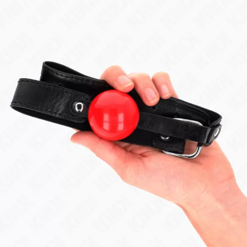 KINK - SOFT TPE BALL 4 CM GAG MODEL 1 66 x 2,5 CM ÁLLÍTHATÓ 41-61 CM