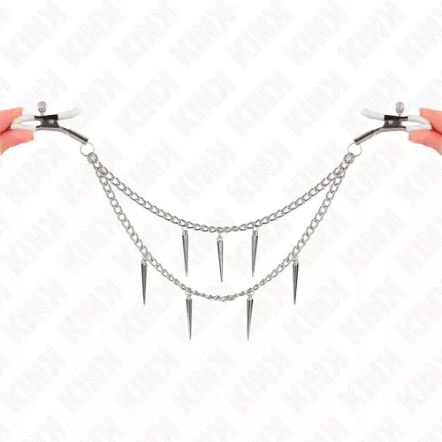 KINK - MELLBIMBÓK SZÖGES LÁNCOKKAL 30 CM