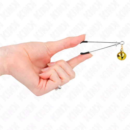 KINK - VÉKONY HARANGBIMBÓ BILINCSEK ARANY 7 CM