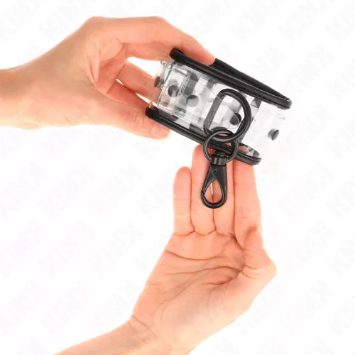 KINK - ÁTLÁTSZÓ CSUKLÓBILINCSEK ÁLLÍTHATÓ, 18-30 CM X 5,5 CM