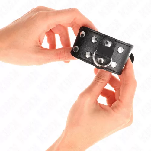 KINK – FEKETE DUPLA ÁLLÍTHATÓ SZEGÉLLYEL ELLÁTOTT CSUKLÓPÁNTOK