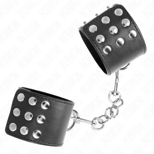 KINK - CSUKLÓRÖGZÍTŐK SNAP RÖGZÍTŐVEL FEKETE 19-24 CM X 5,5 CM