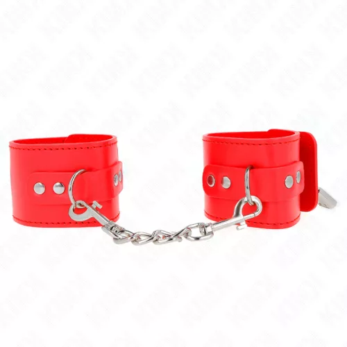 KINK - CSUKLÓRÖGZÍTŐK LAKATZÁRÁSSAL PIROS ÁLLÍTHATÓ 16-23 CM X 5,5 CM