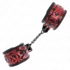 KINK - GYÉMÁNTMINTÁS CSUKLÓRÖGZÍTŐK SÖTÉTVÖRÖS ÁLLÍTHATÓ 17-26 CM X 5,5 CM