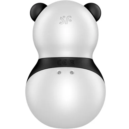 SATISFYER - POCKET PANDA STIMULATOR & VIBRATOR FEKETE-FEHÉR
