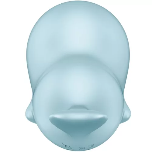 SATISFYER - SZESZES ZÁRÁS STIMULÁTOR ÉS VIBRÁTOR KÉK