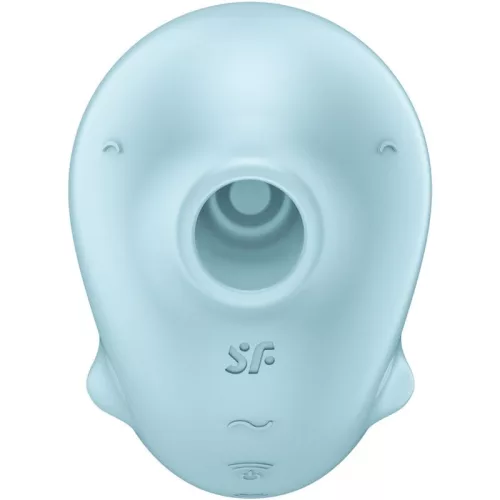 SATISFYER - SZESZES ZÁRÁS STIMULÁTOR ÉS VIBRÁTOR KÉK