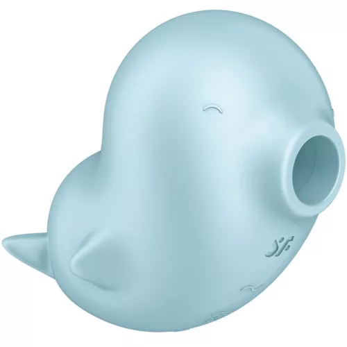 SATISFYER - SZESZES ZÁRÁS STIMULÁTOR ÉS VIBRÁTOR KÉK