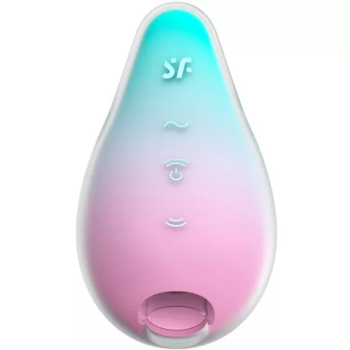 SATISFYER - SELLŐ VIBRÁTOR ÉS VIBRÁTOR MENTA ÉS RÓZSASZÍN