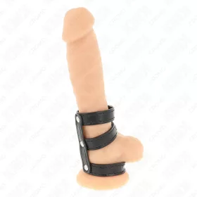 KINK – HÁROMSZOR BŐR PÉNISZGYŰRŰ NYOMÁSOS ZÁRÁSSAL