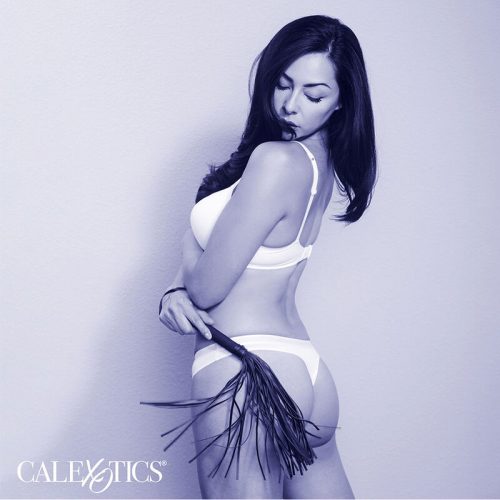 CALEXOTICS - ÉJSZAKAI KORBÁCS BŐR FEKETE