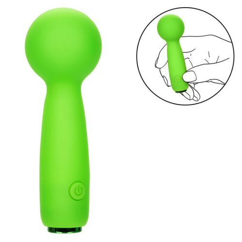 CALEXOTICS - NEON VIBRÁCIÓ BUBBLY VIBE MINI MASSAGER 10 VIBRATIONS GREEN