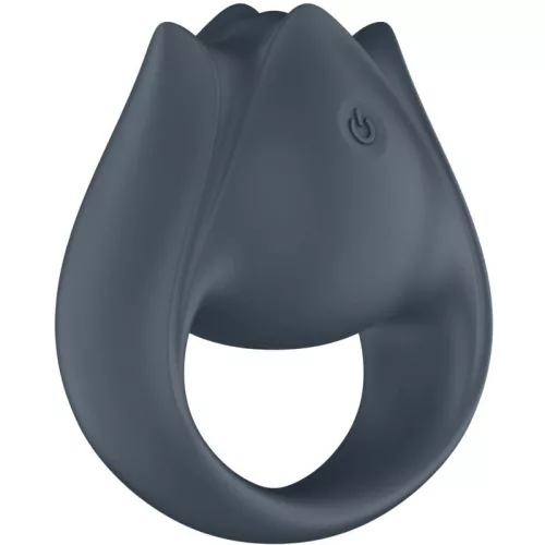 SATISFYER - PERFECT PAIR 2 MULTIVIBRÁTOR 2 AZ 1-BEN PÉNISZGYŰRŰ ÉS UJJSTIMULÁTOR SZÜRKE