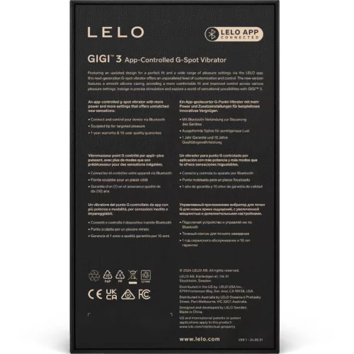 LELO - GIGI™ 3 G-PONTOS VIBRÁTOR RÓZSASZÍN