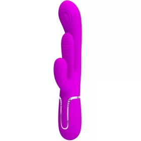   PRETTY LOVE - SHANIA TRIPLE RABBIT VIBRATOR MULTIFUNCTION PINK