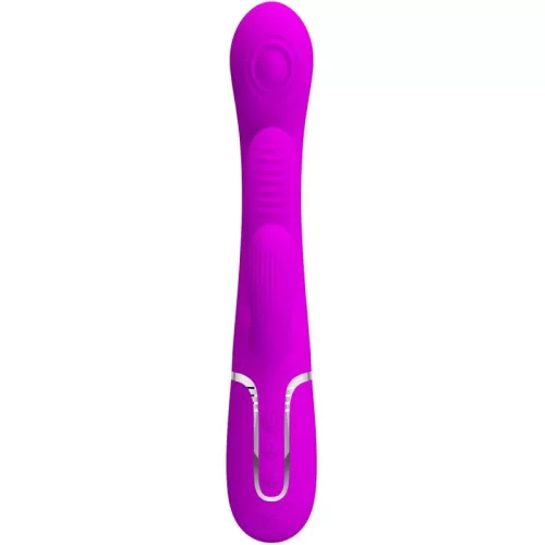 PRETTY LOVE - SHANIA TRIPLE RABBIT VIBRATOR MULTIFUNCTION PINK