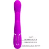 PRETTY LOVE - SHANIA TRIPLE RABBIT VIBRATOR MULTIFUNCTION PINK