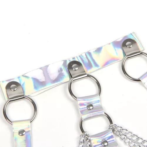 SUBBLIME – 953737 MELLKASPÁNT GYŰRŰKKEL ÉS LÁNCOKKAL, EZÜSTÖS EGYMÉRETŰ,