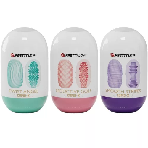 PRETTY LOVE - CUPID X 18 FÉRFI MASZTURBÁTOR KÜLÖNBÖZŐ TEXTÚRÁKKAL