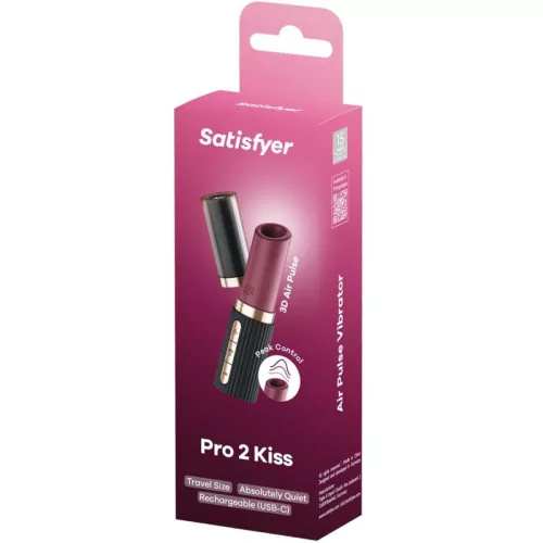 SATISFYER - PRO 2 CSÓKHULLÁMOS KLITORIS STIMULÁTOR GRÁNÁT / FEKETE