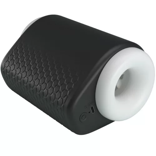 PRETTY LOVE - DJ LÁNY FÉRFI MASZTURBÁTOR REZGÉSSZEL, 5 BEÁLLÍTÁS FEKETE