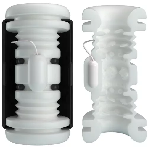 PRETTY LOVE - DJ LÁNY FÉRFI MASZTURBÁTOR REZGÉSSZEL, 5 BEÁLLÍTÁS FEKETE