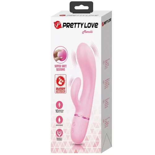 PRETTY LOVE - MARSKI NYÚL VIBRÁTOR ÉS G-SPOT PINK