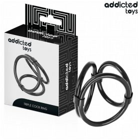 ADDICTED TOYS - TRIPLE PÉNISZ GYŰRŰ