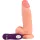 SHEQU – VASSÁRKÁNY VIBRÁTOROS DILDO TÁVIRÁNYÍTÓVAL 17,5 CM