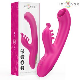   INTENSE - CHRISTINA MULTIFUNKCIÓS NYÚL VIBRÁTOR 22,5 CM PINK