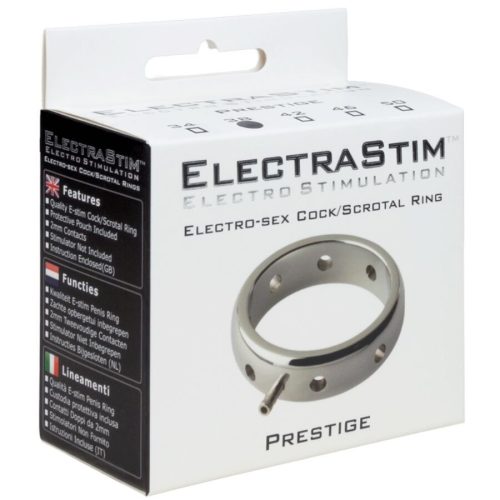 ELECTRASTIM - PRESTIGE ELEKTROMÁGNESES FÉM PÉNISZGYŰRŰ 38 MM