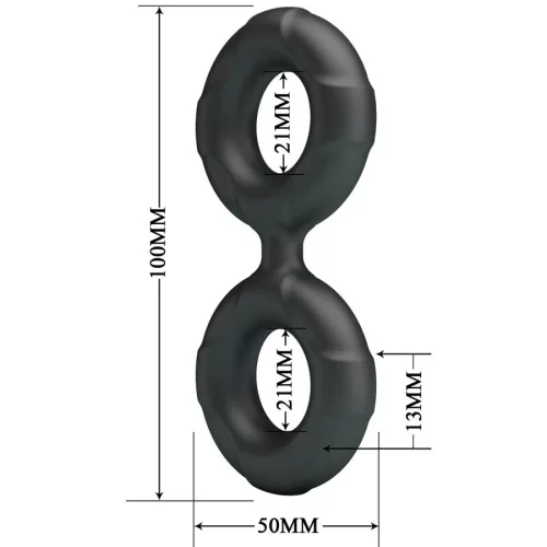 CRAZY BULL - RADWAN DUPLA SZILIKON GYŰRŰ MODELL 19