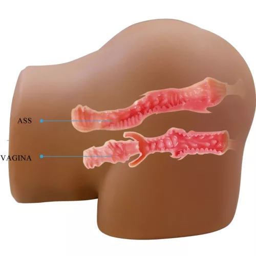 CRAZY BULL – GERIANN REALISTA NŐI FENÉKVIBRÁTOR ÉS SZÍVÓ HANGGAL 5,5 KG