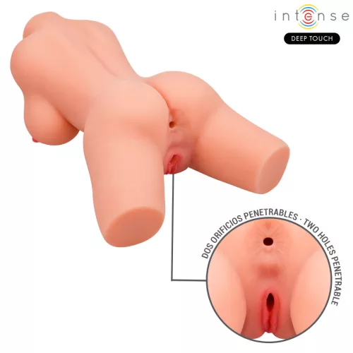 INTENZÍV MÉLY ÉRINTÉS – JESSE TÖRZS DUPLA VAGINA ÉS ANO-MASZTURBÁTOR