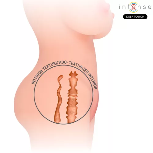 INTENZÍV MÉLY ÉRINTÉS – JESSE TÖRZS DUPLA VAGINA ÉS ANO-MASZTURBÁTOR