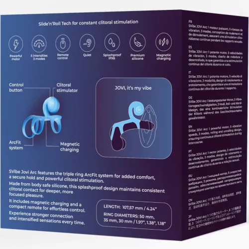 CSIGA HANGULAT - JOVI ARC COUPLE RING TÁVIRÁNYÍTÓ KÉK