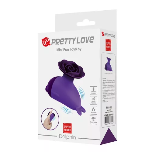 PRETTY LOVE - DOLPHIN MINI VIBRÁTOR KLIPSZEL